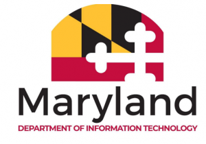 Maryland Department of Information Technology logo depicting a zoomed-in part of the Maryland state flag.