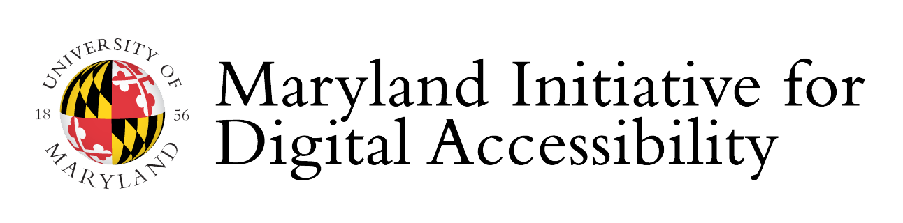 Maryland Initiative for Digital Accessibility